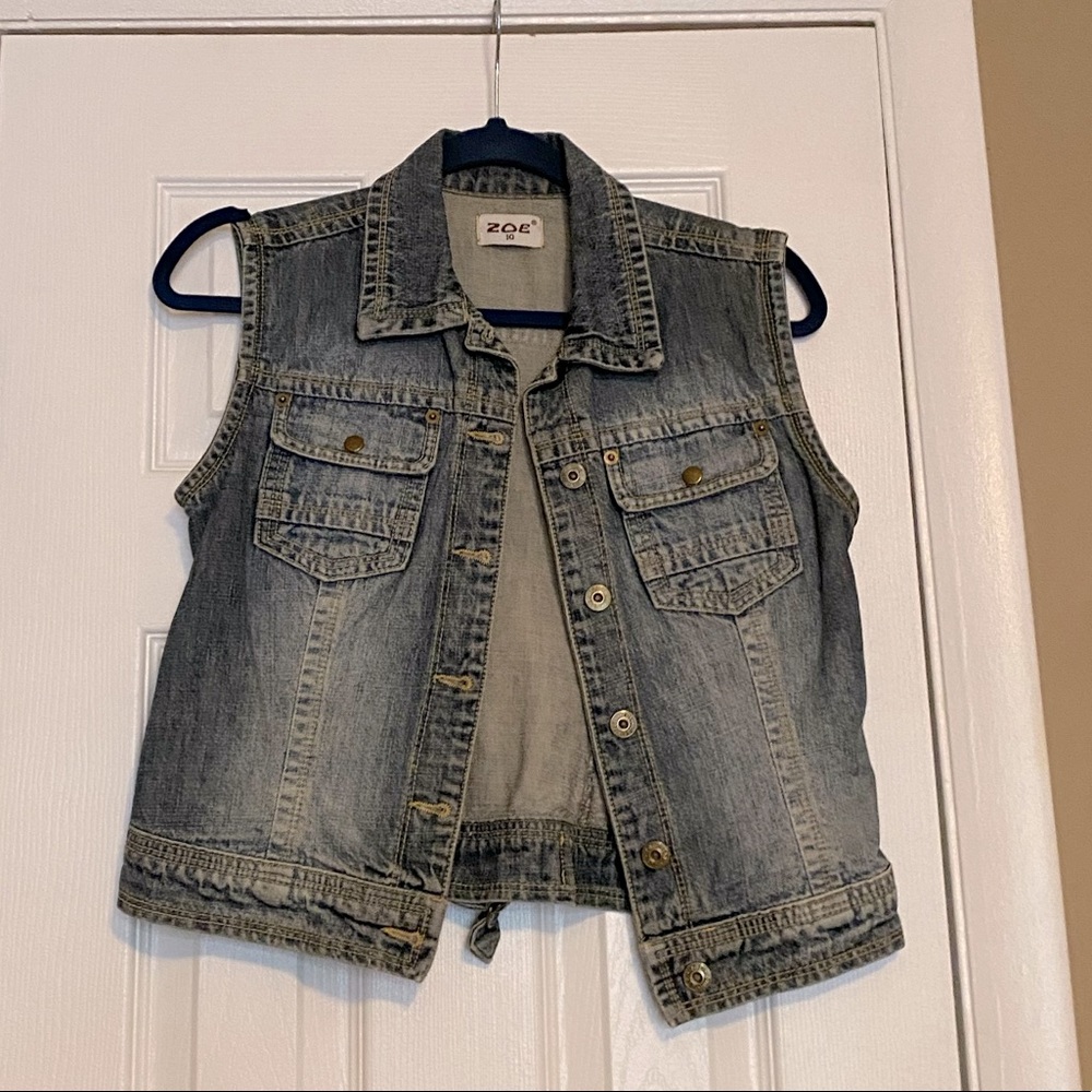 USED ZOE Jeans Vest size 10 / S / M
